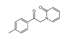 1-[2-(4-methylphenyl)-2-oxoethyl]pyridin-2-one结构式