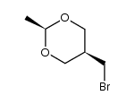 cis-5-bromomethyl-2-methyl-1,3-dioxane Structure