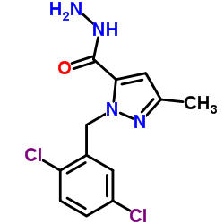 1-(2,5-二氟苯基)3-甲基-1H-吡唑-5-甲酰肼结构式