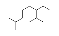 3-ethyl-2,7-dimethyloctane Structure