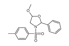 5-methoxy-3-(4-methylphenyl)sulfonyl-2-phenyl-1,3-oxazolidine Structure