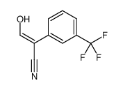 (Z)-3-hydroxy-2-[3-(trifluoromethyl)phenyl]prop-2-enenitrile结构式