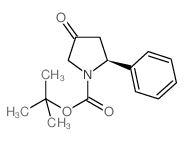 (S)-4-氧代-2-苯基吡咯烷-1-羧酸叔丁酯结构式