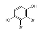 1,4-二羟基-2,3-二溴苯结构式