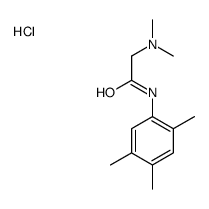 dimethyl-[2-oxo-2-(2,4,5-trimethylanilino)ethyl]azanium,chloride Structure