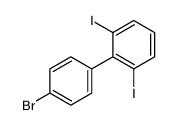 2-(4-bromophenyl)-1,3-diiodobenzene Structure