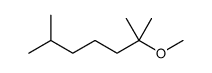 2-methoxy-2,6-dimethylheptane Structure