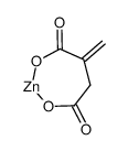 itaconic acid, zinc salt Structure