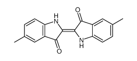 5,5'-Dimethyl-Δ2,2'(3H,3'H)-bi[1H-indole]-3,3'-dione结构式