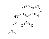 N',N'-dimethyl-N-(4-nitro-2,1,3-benzoxadiazol-5-yl)ethane-1,2-diamine Structure