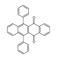 6,11-diphenyl-5,12-naphthacenequinone结构式
