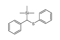 trimethyl-[phenyl(phenylsulfanyl)methyl]silane Structure