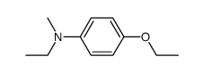 N-ethyl-N-methyl-p-phenetidine结构式