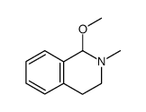 Isoquinoline, 1,2,3,4-tetrahydro-1-methoxy-2-methyl- (9CI)结构式