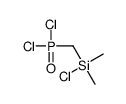 chloro-(dichlorophosphorylmethyl)-dimethylsilane Structure