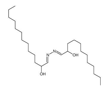 (1E)-1-[(E)-2-hydroxydodecylidenehydrazinylidene]tridecan-2-ol Structure
