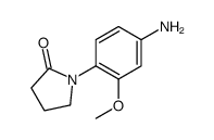 1-(4-氨基-2-甲氧基苯基)-2-吡咯烷酮结构式