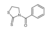 3-benzoylthiazolidine-2-thion Structure