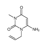 6-amino-3-methyl-1-prop-2-enylpyrimidine-2,4-dione结构式