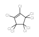 1,2,3,3,4,4,5,5-octachlorocyclopentene structure
