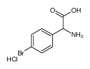 2-Amino-2-(4-bromophenyl)acetic acid hydrochloride Structure