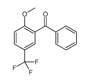 [2-methoxy-5-(trifluoromethyl)phenyl]-phenylmethanone Structure