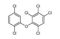 1,2,3,5-tetrachloro-4-(2,5-dichlorophenoxy)benzene结构式