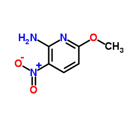 2-氨基-3-硝基-6-甲氧基吡啶结构式