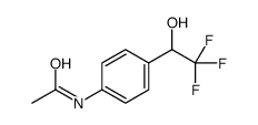 N-[4-(2,2,2-trifluoro-1-hydroxyethyl)phenyl]acetamide结构式