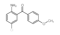 (2-amino-5-chloro-phenyl)-(4-methoxyphenyl)methanone结构式