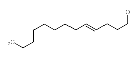 trans-4-tridecen-1-ol Structure