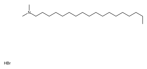 N,N-dimethyloctadecan-1-amine,hydrobromide Structure