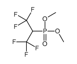 2-dimethoxyphosphoryl-1,1,1,3,3,3-hexafluoropropane结构式