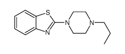 2-(4-propylpiperazin-1-yl)-1,3-benzothiazole结构式