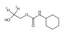 2,2-Dideuterio-2-hydroxyethyl Cyclohexylcarbamate结构式