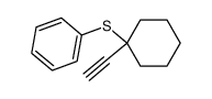 (1-ethynylcyclohexyl)(phenyl)sulfane结构式