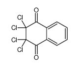 2,2,3,3-tetrachloronaphthalene-1,4-dione结构式