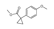 methyl 1-(4-methoxyphenyl)-cyclopropanecarboxylate Structure