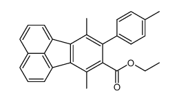 ethyl 7,10-dimethyl-9-(p-tolyl)fluoranthene-8-carboxylate结构式