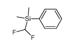 (difluoromethyl)dimethyl(phenyl)silane Structure