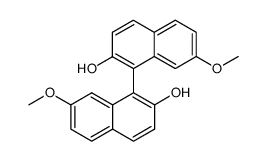 7,7'-dimethoxy-[1,1']-binaphthalenyl-2,2'-diol结构式