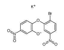 potassium 2-(2-bromo-5-nitrophenoxy)-5-nitrophenolate结构式