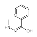 Pyrazinecarboxylic acid, 2-methylhydrazide (9CI)结构式