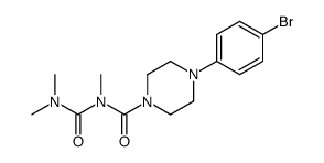 4-(4-bromophenyl)-N-(dimethylcarbamoyl)-N-methylpiperazine-1-carboxamide Structure