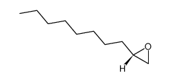 (+)-1,2-epoxy-decane Structure