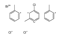 dichloro-(4-chloro-2-methylphenyl)-bis(2-methylphenyl)bismuth Structure