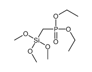 diethoxyphosphorylmethyl(trimethoxy)silane Structure