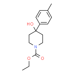 ethyl 4-hydroxy-4-(p-tolyl)piperidine-1-carboxylate Structure