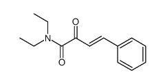 (E)-N,N-diethyl-2-oxo-4-phenylbut-3-enamide结构式