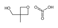 (3-methyloxetan-3-yl)methanol,nitric acid结构式